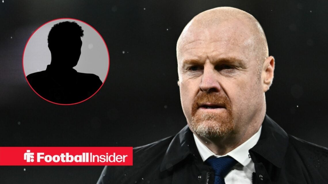 Sean Dyche, Dan Ndoye's silhouette in a circular inset