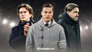 Daniel Farke, Thomas Frank and Scott Parker