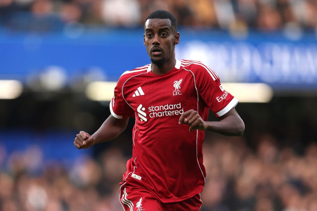 Liverpool striker Alexander Isak