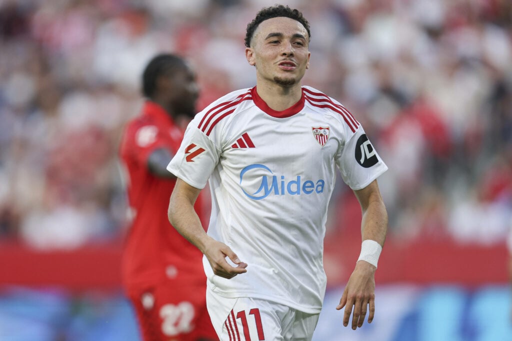 Ruben Vargas playing for Sevilla