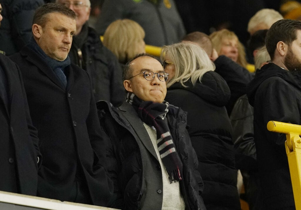 Wolves chairman Jeff Shi at Molineux