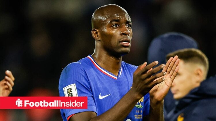 Crystal Palace striker Jean-Philippe Mateta claps