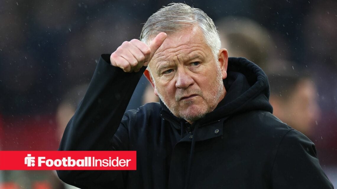Sheffield United manager Chris Wilder giving a thumbs up