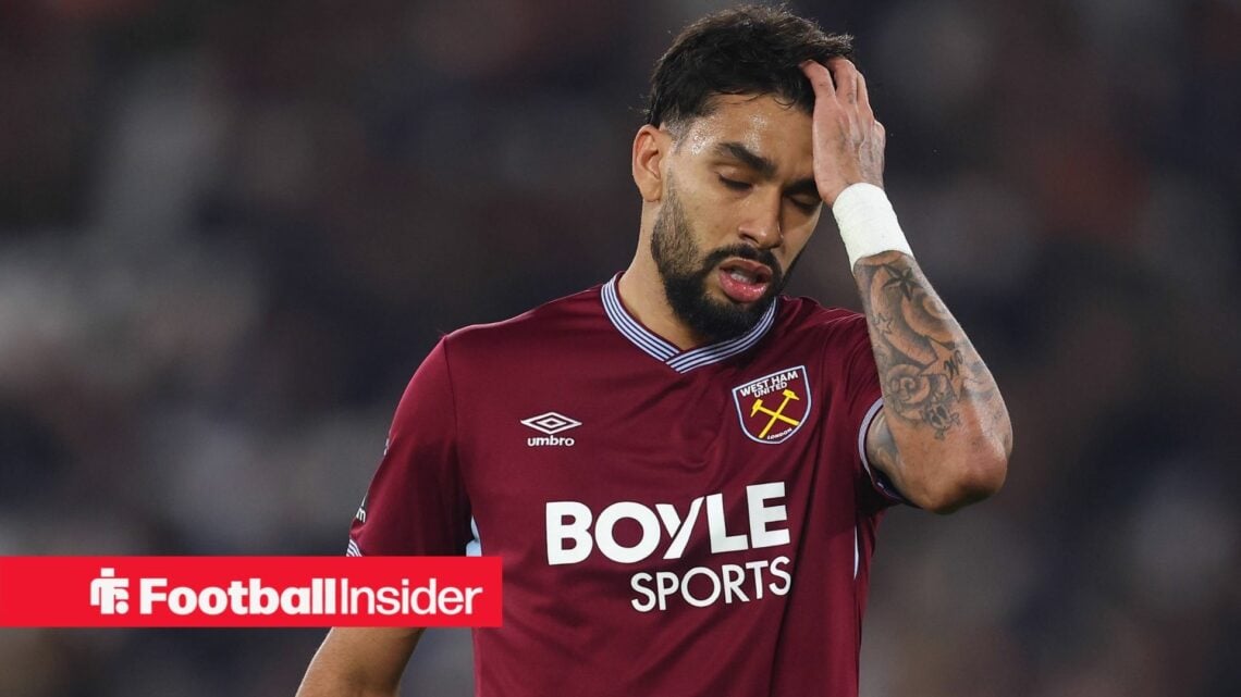 West Ham midfielder Lucas Paqueta