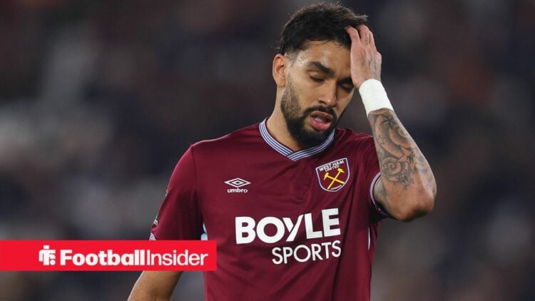 West Ham midfielder Lucas Paqueta