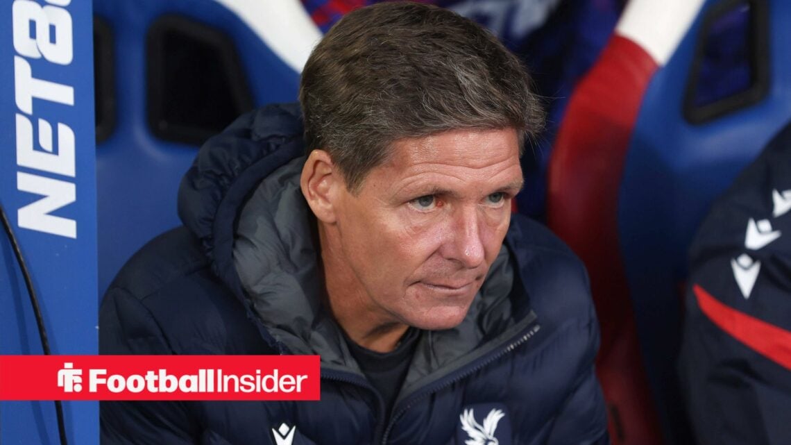 Crystal Palace manager Oliver Glasner