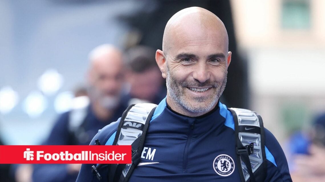 Former Chelsea manager Enzo Maresca smiles