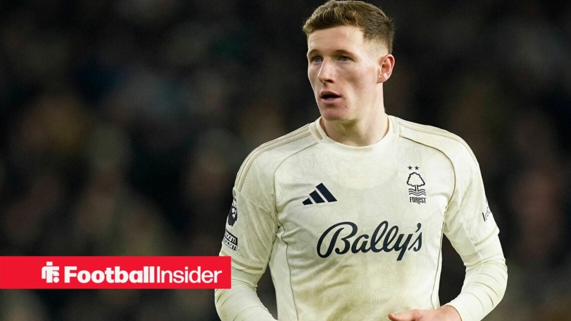 Nottingham Forest midfielder Elliot Anderson