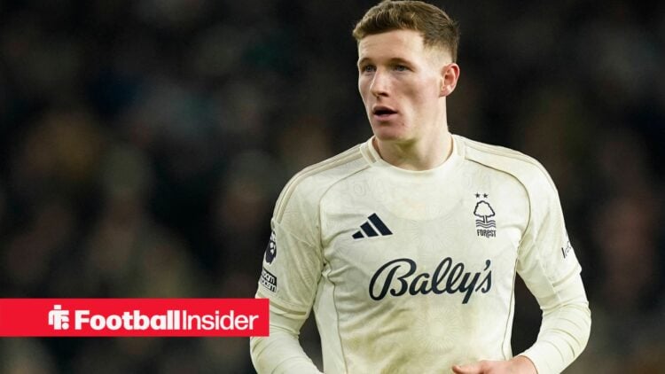 Nottingham Forest midfielder Elliot Anderson