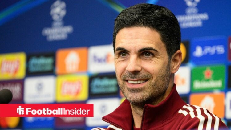 Arsenal manager Mikel Arteta smiles
