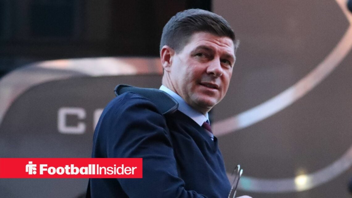 Former Aston Villa manager Steven Gerrard