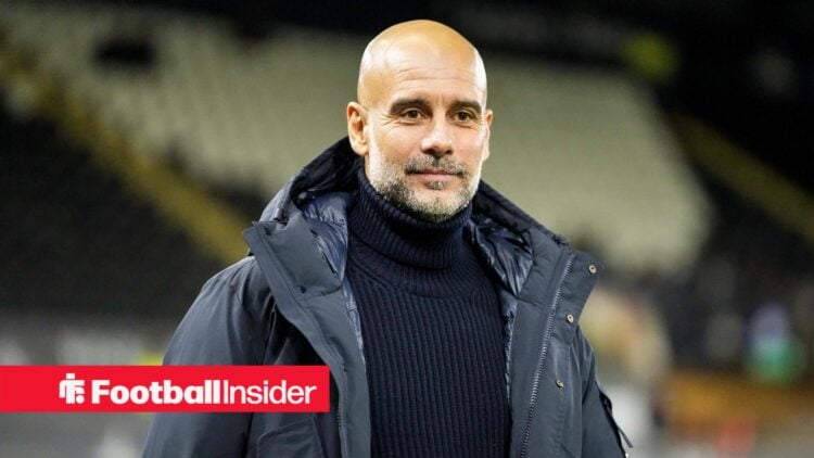 Manchester City manager Pep Guardiola smiles