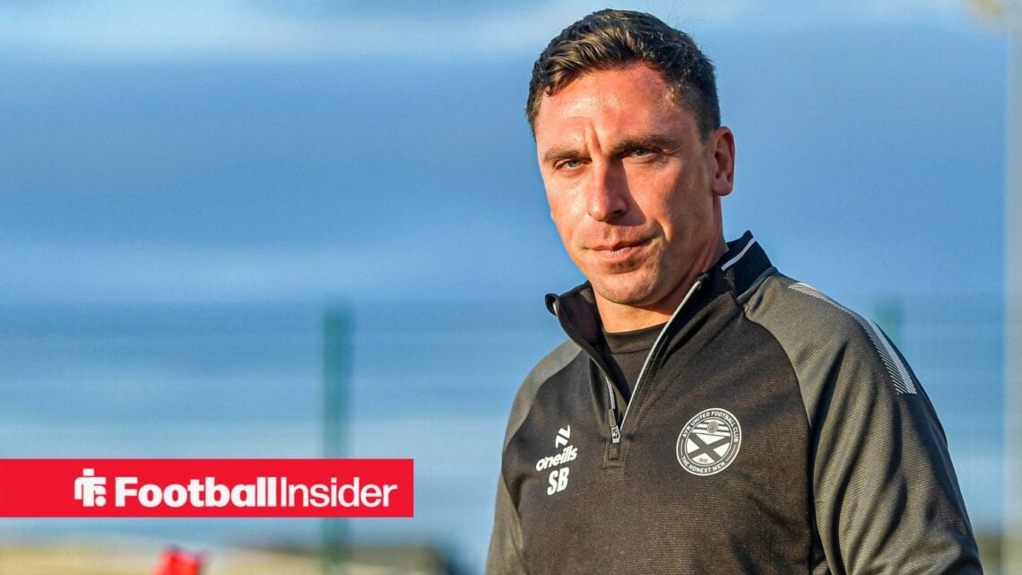 Scott Brown in Ayr United gear