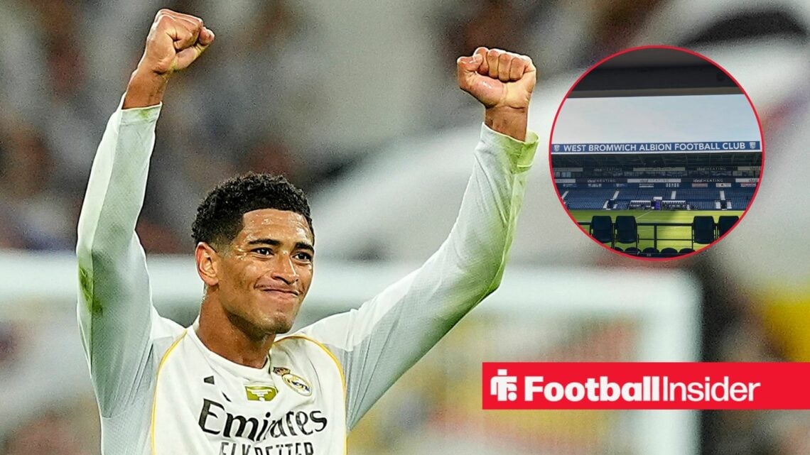 Jude Bellingham celebrating with The Hawthorns in circle