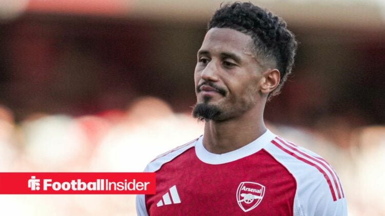 Arsenal defender William Saliba