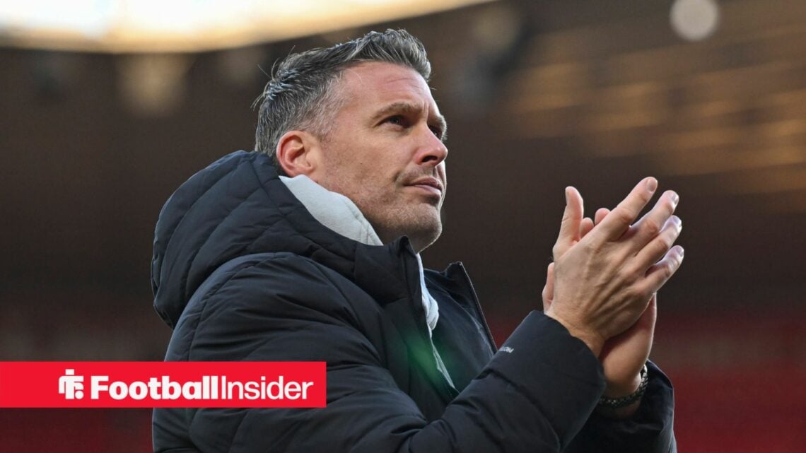 Wolves manager Rob Edwards claps