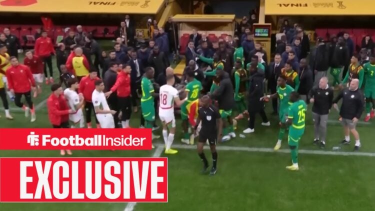 Screenshot from Senegal vs Morocco AFCON final