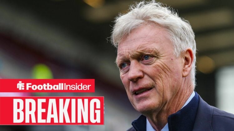 Everton manager David Moyes looks worried