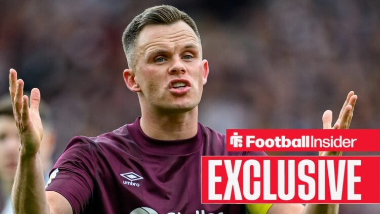 Hearts striker Lawrence Shankland