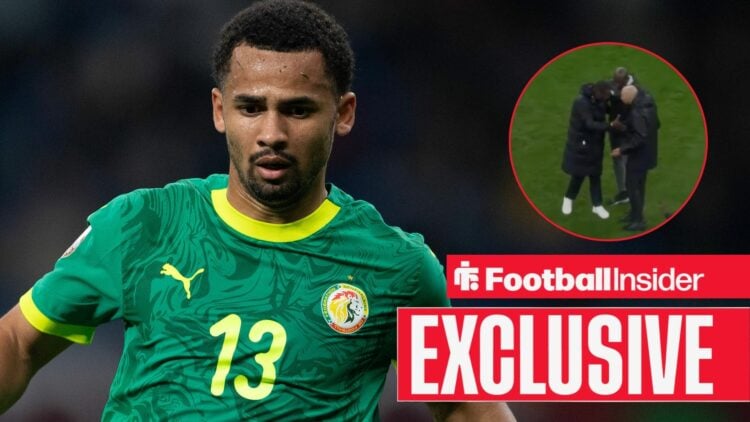 Senegal winger Iliman Ndiaye with AFCON screenshot