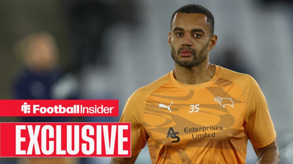 Curtis Nelson in Derby gear