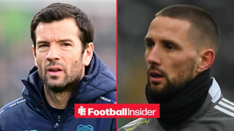 Barnsley manager Conor Hourihane and Cardiff manager Brian Barry-Murphy