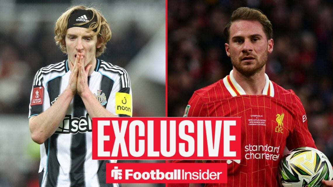 Anthony Gordon and Alexis Mac Allister side-by-side