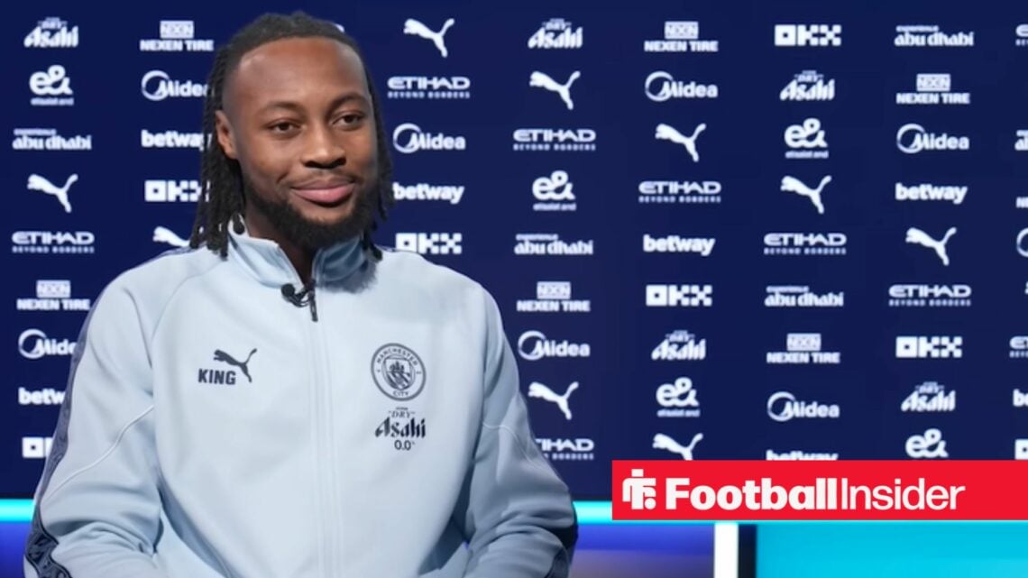 Antoine Semenyo in his first Man City interview