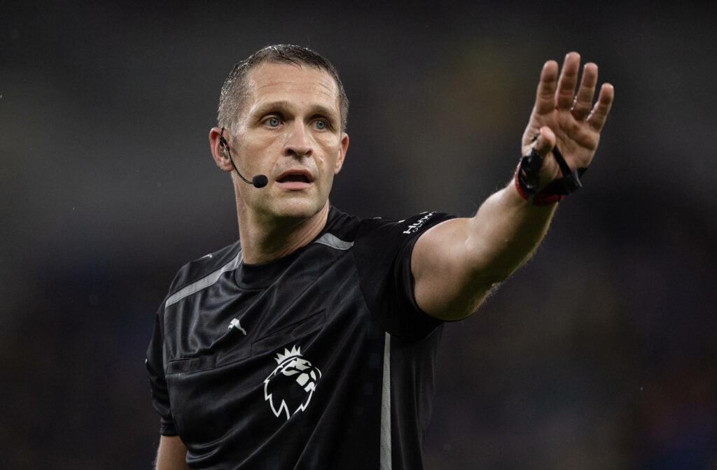 Craig Pawson refereeing