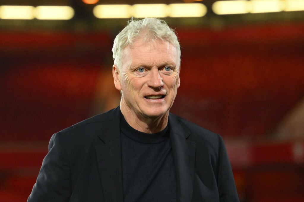 David Moyes on the sidelines at Everton