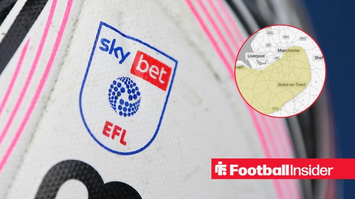 EFL, Met Office warning