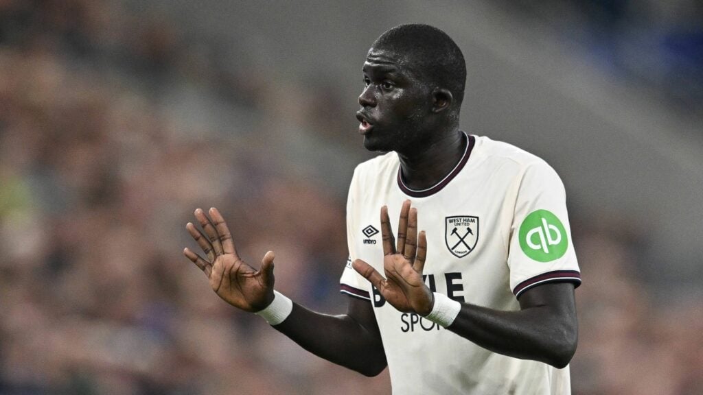 El Hadji Malick Diouf in action for West Ham