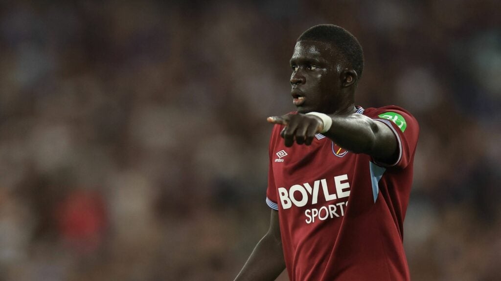 El Hadji Malick Diouf in action for West Ham