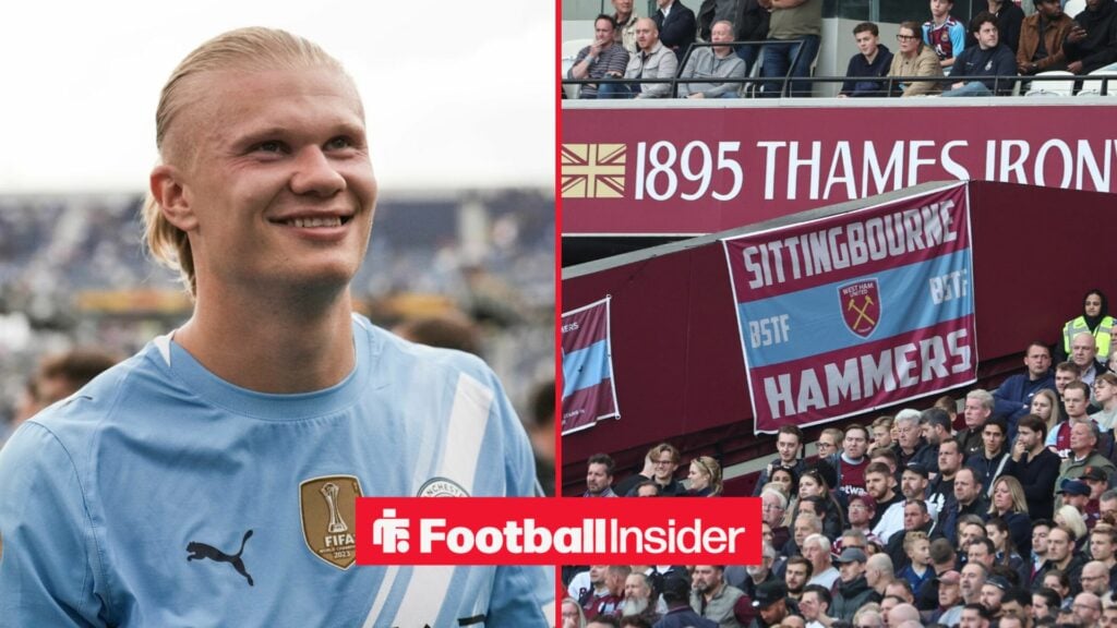 West Ham fans thought they signed Erling Haaland for a moment as transfer completed