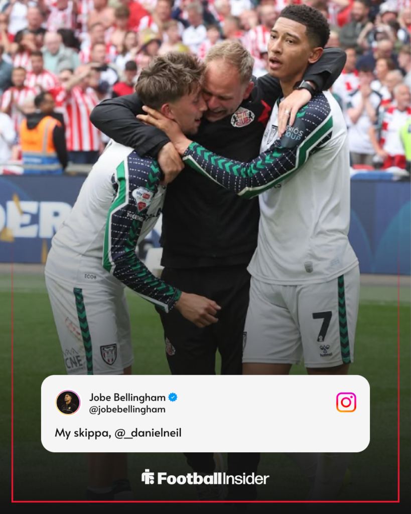 Jobe Bellingham's message to Dan Neil