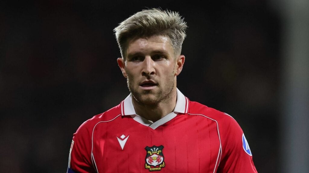Josh Windass in action for Wrexham
