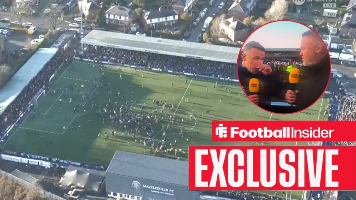 The Leasing.com Stadium, John and Wayne Rooney in a circular inset