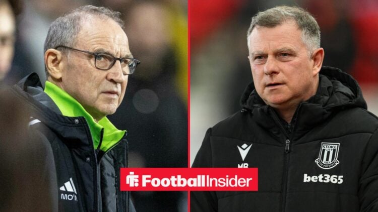 Martin O'Neill and Mark Robins on the sidelines for Celtic and Stoke City respectively