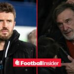 Michael Carrick alongside Sir Jim Ratcliffe