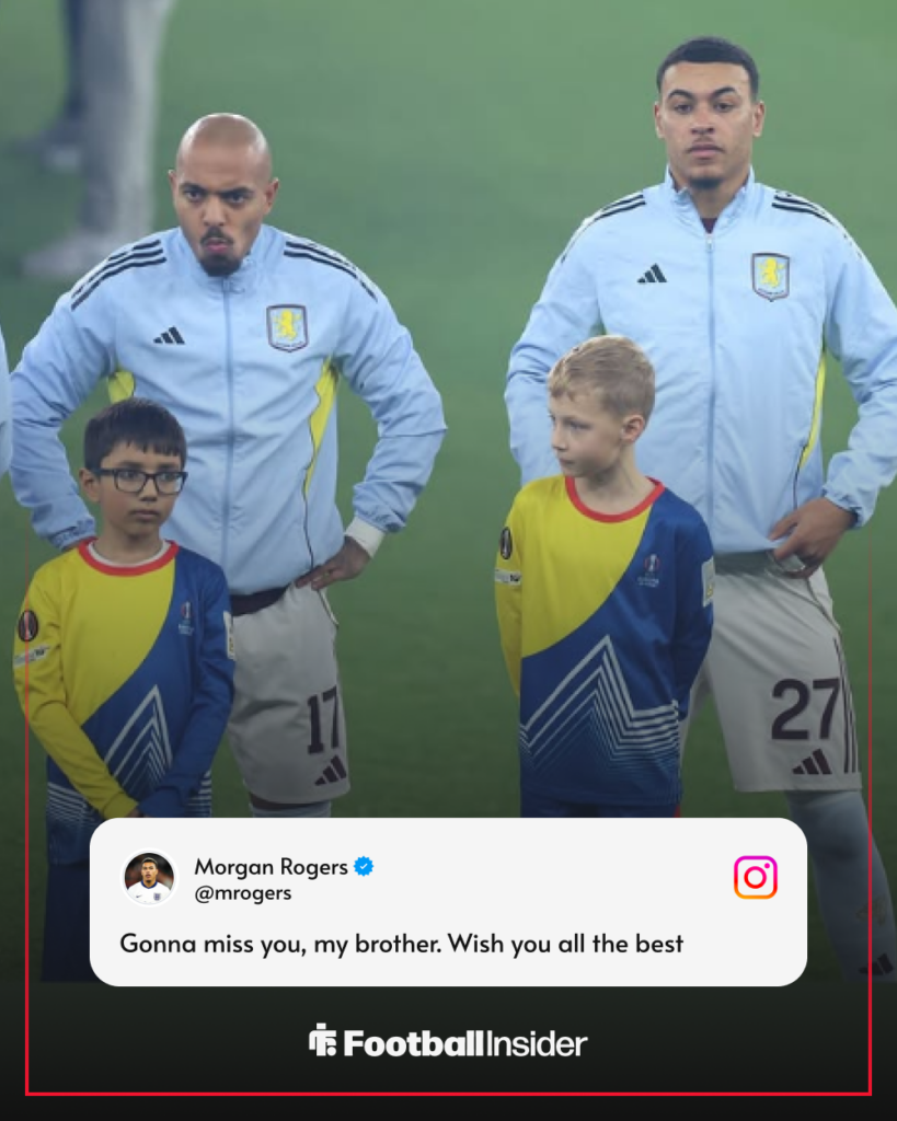 Morgan Rogers' message to Donyell Malen