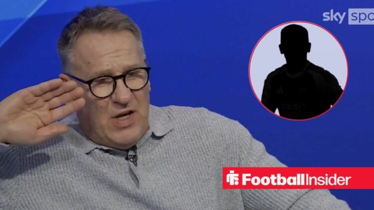 Paul Merson on Sky Sports, Gabriel Jesus' silhouette in a circular inset