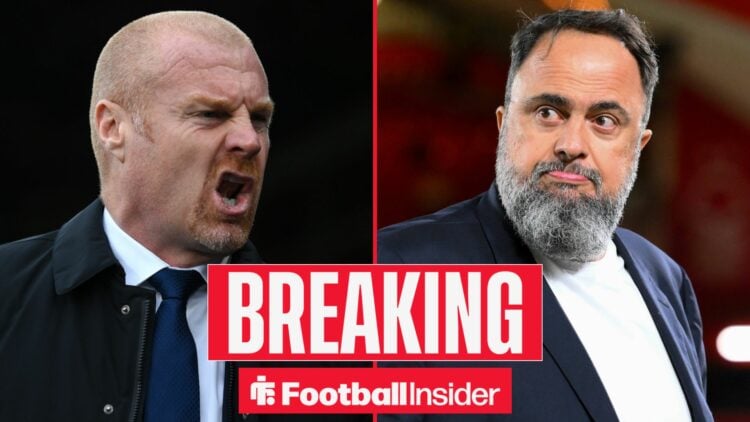Sean Dyche and Evangelos Marinakis side-by-side