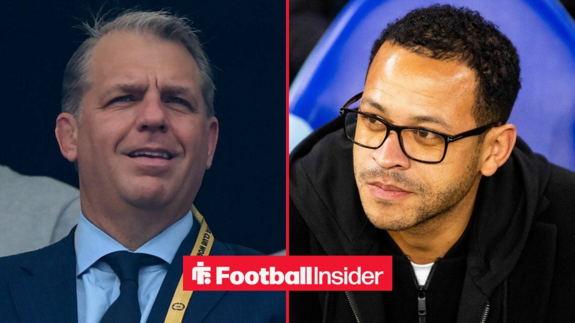 Todd Boehly at the Club World Cup alongside Liam Rosenior