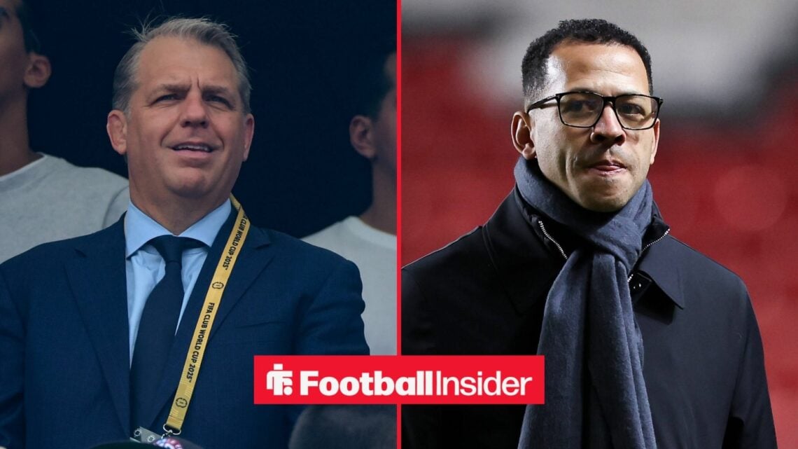 Todd Boehly at the Club World Cup alongside Chelsea manager Liam Rosenior