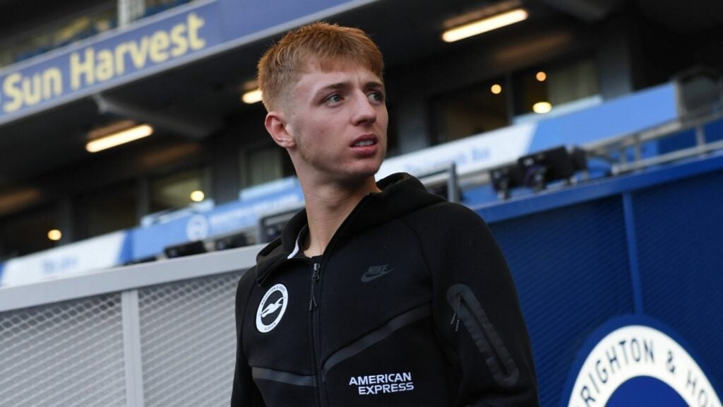 Tommy Watson pre-match for Brighton