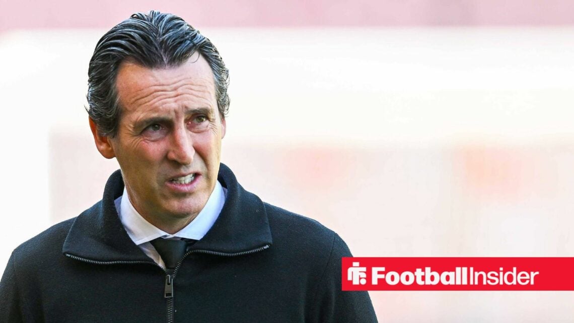 Unai Emery at Villa Park