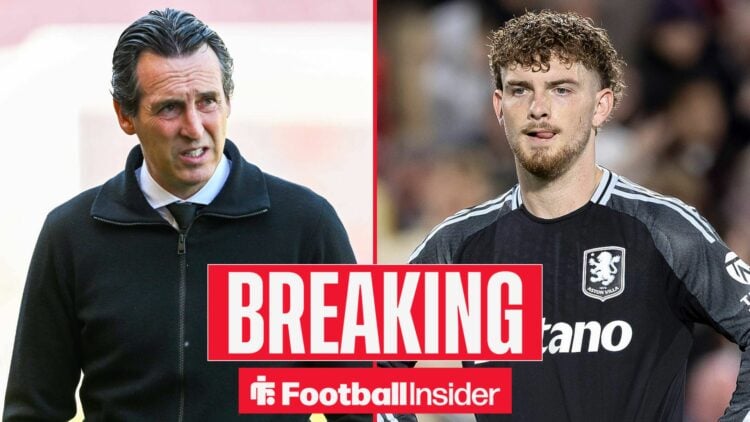 Unai Emery and Harvey Elliott side-by-side