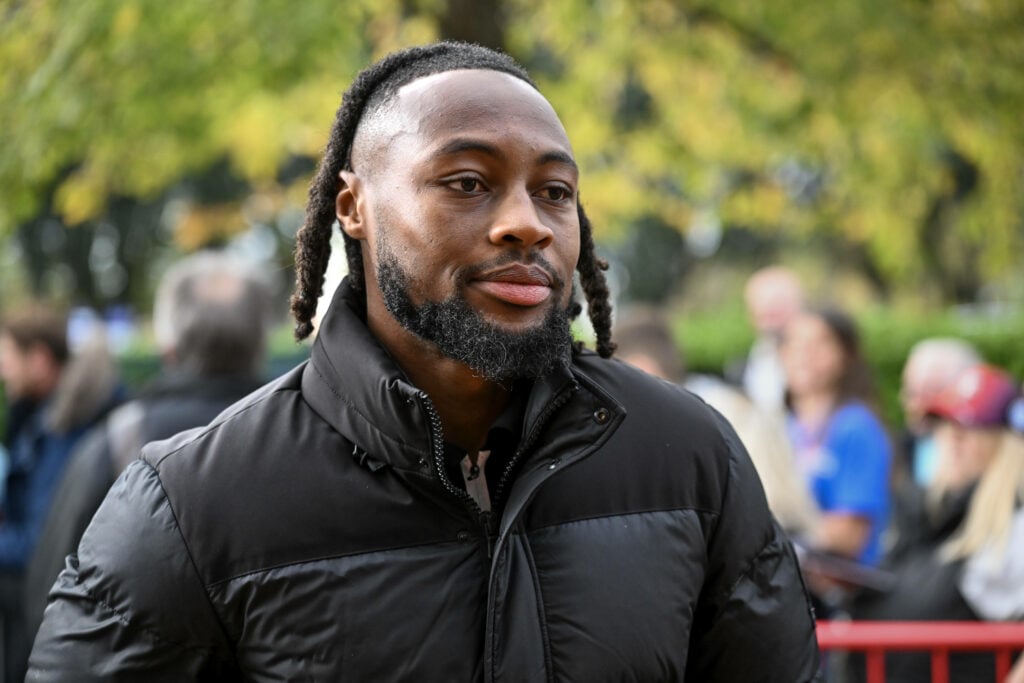 Bournemouth winger Antoine Semenyo wearing a black jacket