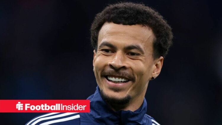 Former Tottenham midfielder Dele Alli smiles