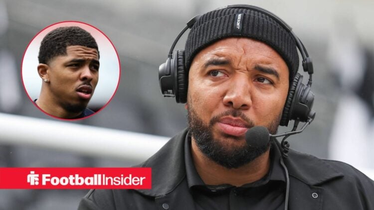 Former Premier League striker Troy Deeney with Chelsea defender Wesley Fofana inset